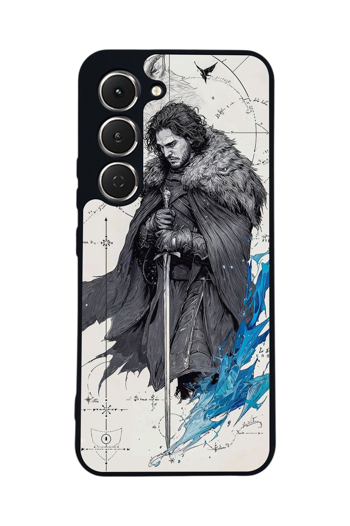 Tecno Spark 40 Pro Uyumlu GameOfThrones Tasarımlı Glossy Premium Kılıf