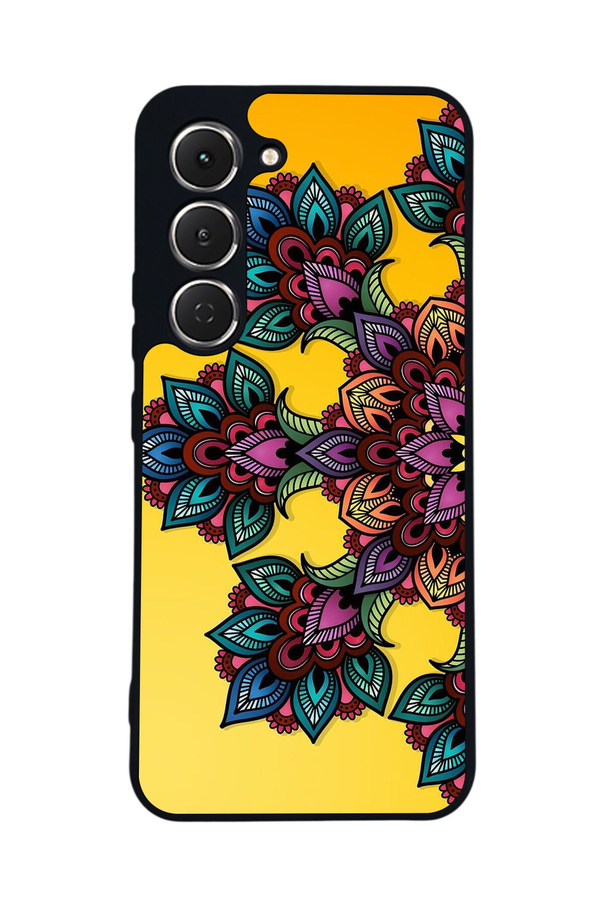 Tecno Spark 40 Pro Uyumlu Mandala Tasarımlı Glossy Premium Kılıf