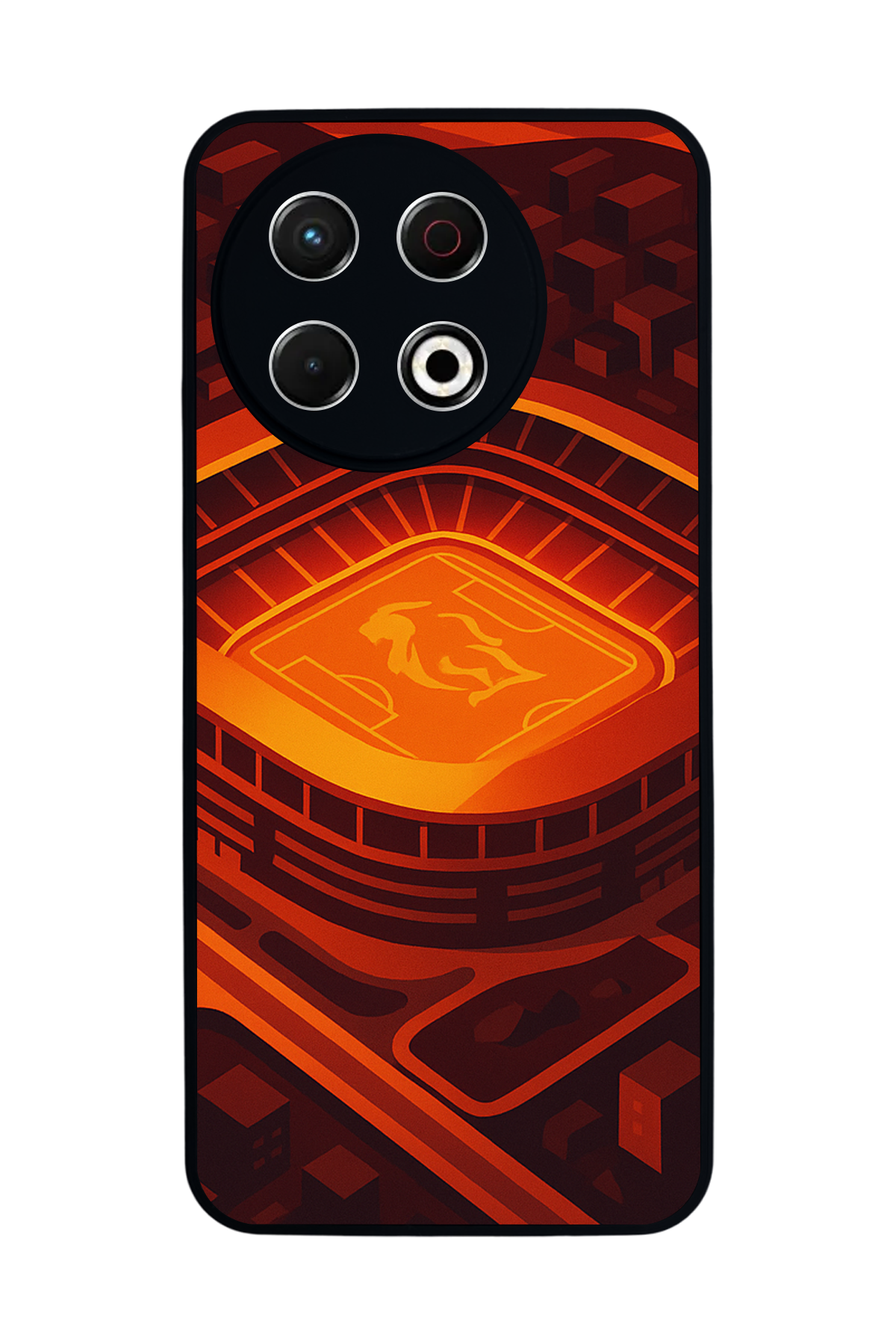 Tecno Spark 30 Pro Uyumlu Aslan Tasarımlı Glossy Premium Kılıf