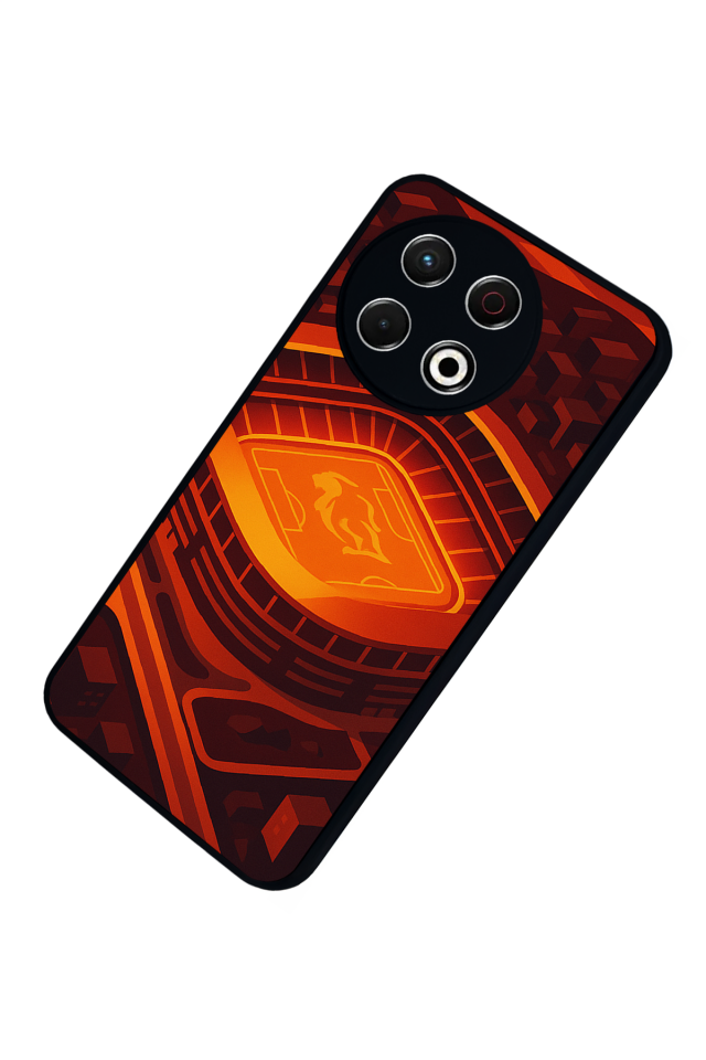 Tecno Spark 30 Pro Uyumlu Aslan Tasarımlı Glossy Premium Kılıf