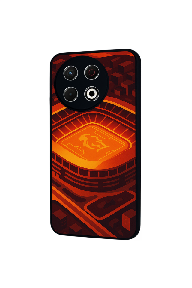 Tecno Spark 30 Pro Uyumlu Aslan Tasarımlı Glossy Premium Kılıf