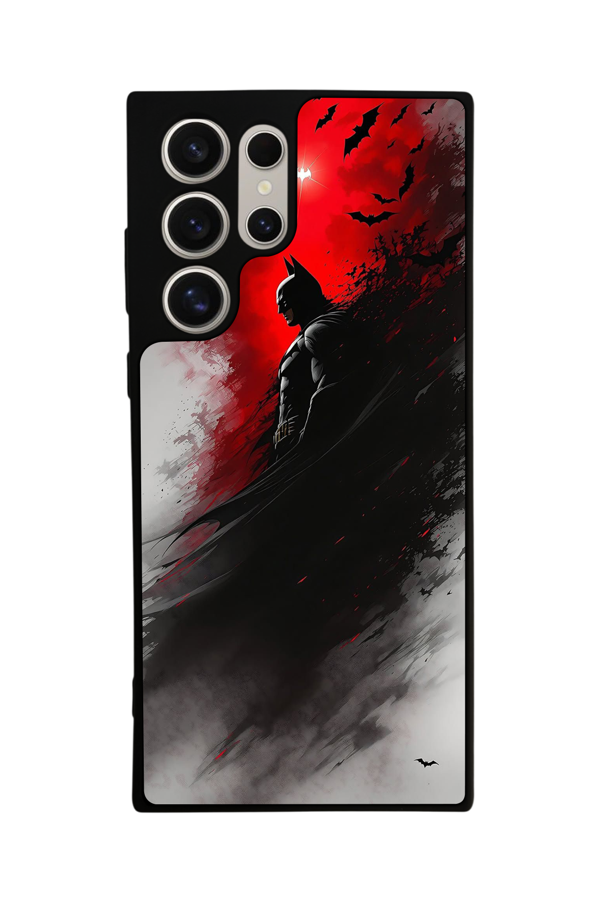 Samsung Galaxy S22 Ultra Uyumlu Batman Tasarımlı Glossy Premium Kılıf