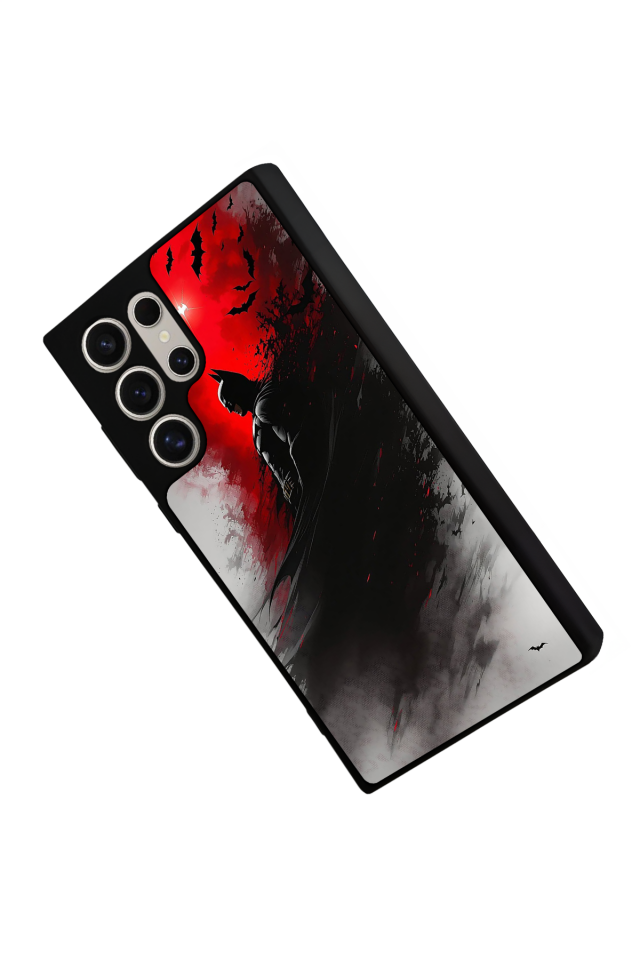 Samsung Galaxy S22 Ultra Uyumlu Batman Tasarımlı Glossy Premium Kılıf