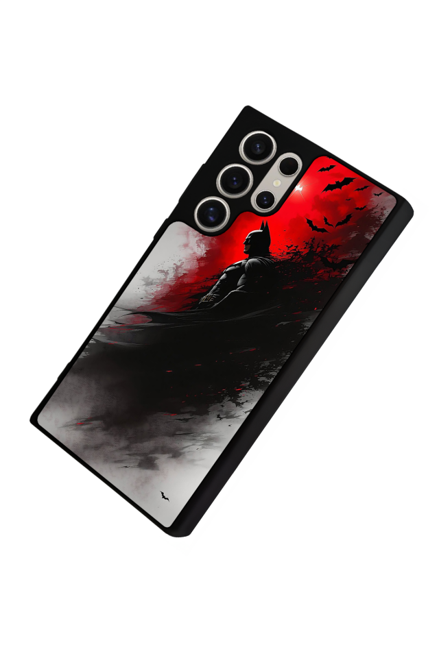 Samsung Galaxy S22 Ultra Uyumlu Batman Tasarımlı Glossy Premium Kılıf