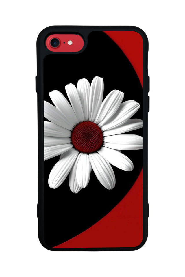 iPhone SE Uyumlu Cicek Tasarımlı Glossy Premium Kılıf