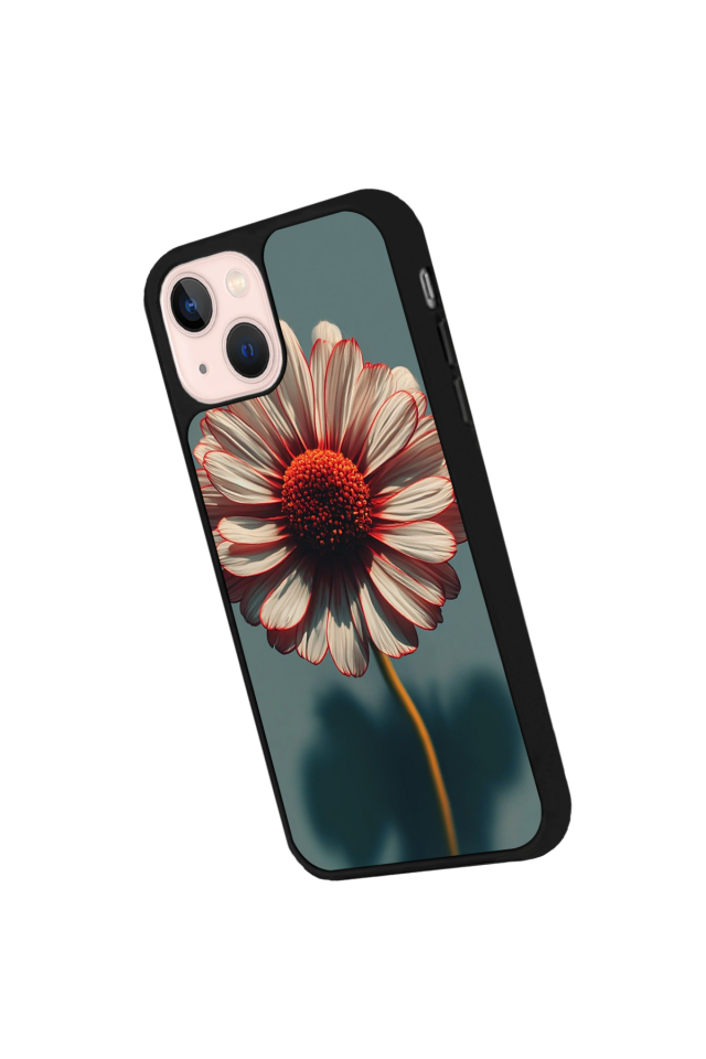 iPhone 15 Uyumlu Cicek Tasarımlı Glossy Premium Kılıf