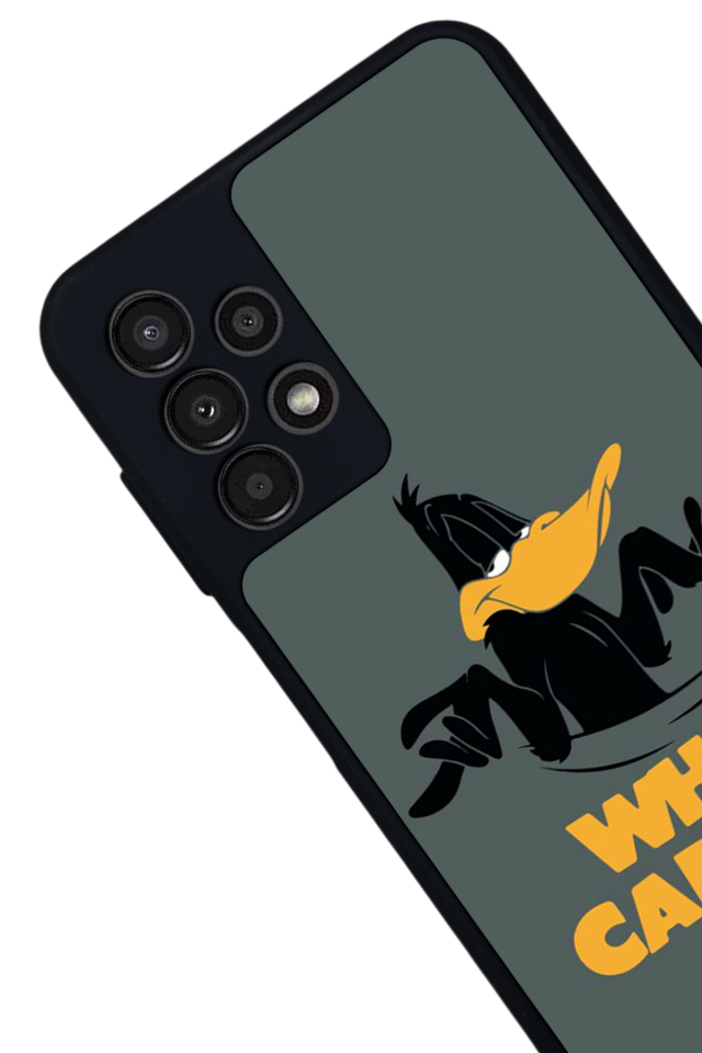 Samsung Galaxy A13 Uyumlu Daffy duck Tasarımlı Glossy Premium Kılıf