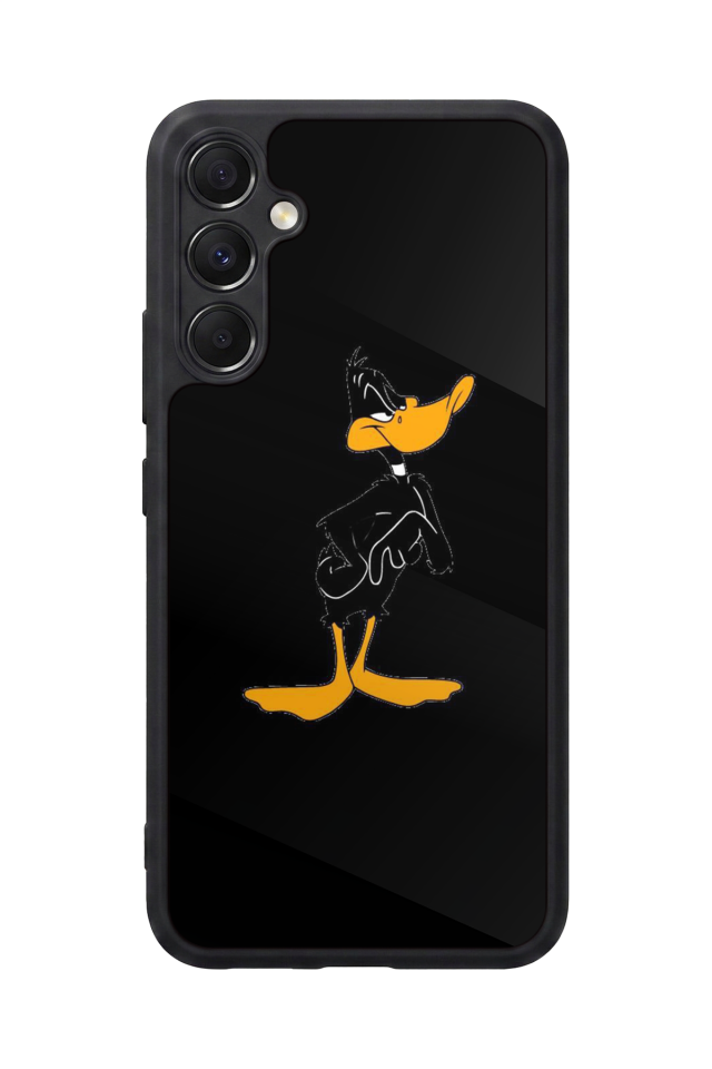 Samsung Galaxy M34 Uyumlu Daffy duck Tasarımlı Glossy Premium Kılıf