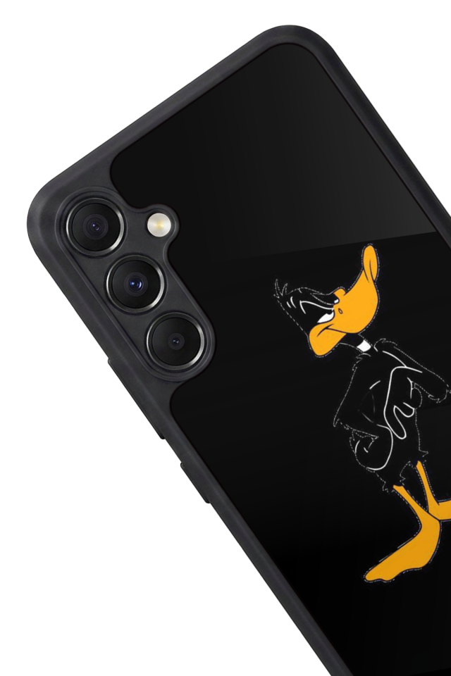 Samsung Galaxy M34 Uyumlu Daffy duck Tasarımlı Glossy Premium Kılıf