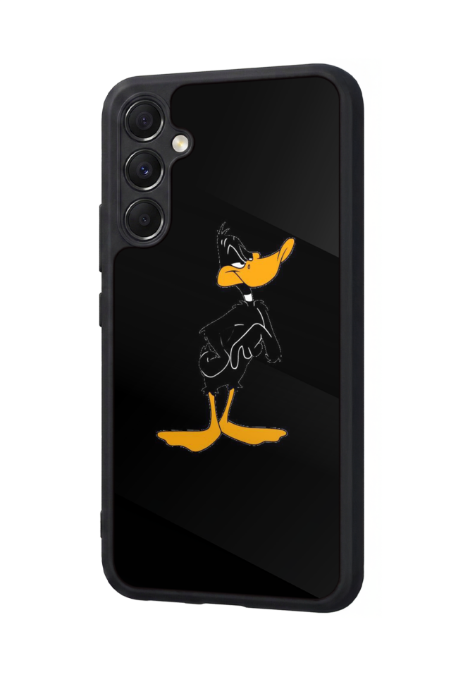 Samsung Galaxy M34 Uyumlu Daffy duck Tasarımlı Glossy Premium Kılıf