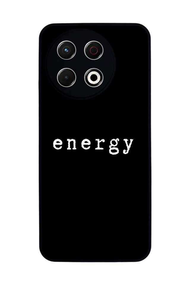 Tecno Spark 30 Pro Uyumlu Energy Tasarımlı Glossy Premium Kılıf