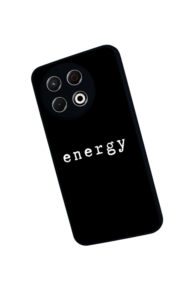 Tecno Spark 30 Pro Uyumlu Energy Tasarımlı Glossy Premium Kılıf