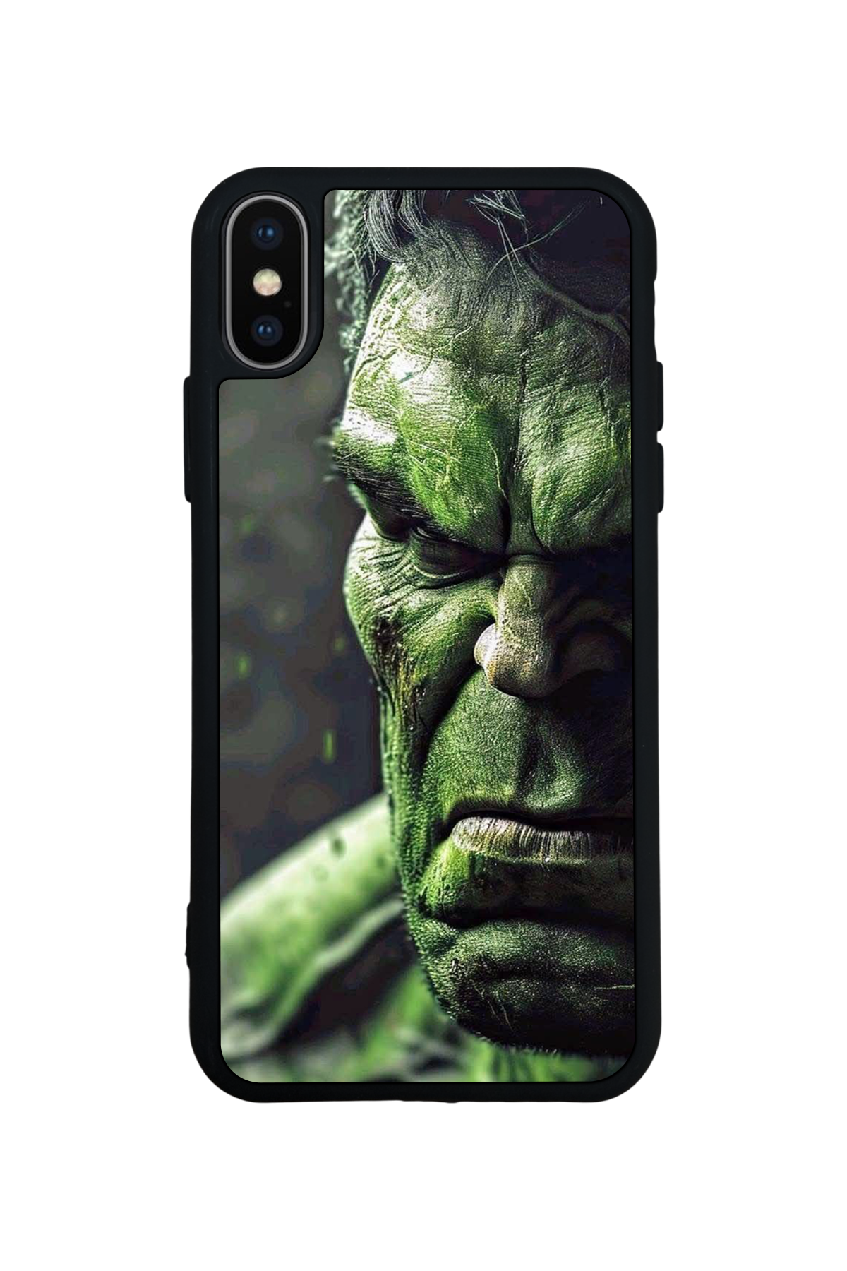 iPhone X/ XS Uyumlu Hulk Tasarımlı Glossy Premium Kılıf