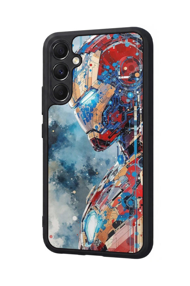 Samsung Galaxy A34 Uyumlu Iron Man ( Demir Adam ) Tasarımlı Glossy Premium Kılıf