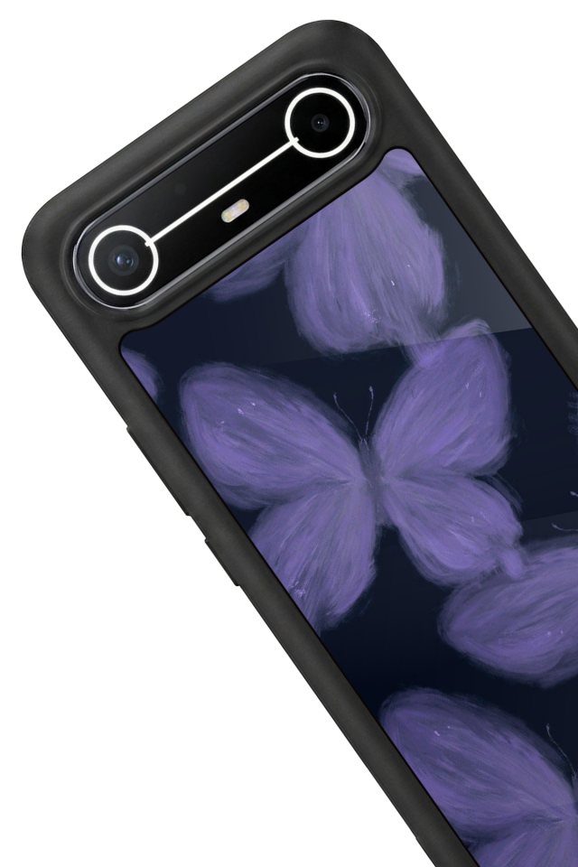 Tecno Spark Slim 5G Uyumlu Kelebek Tasarımlı Glossy Premium Kılıf