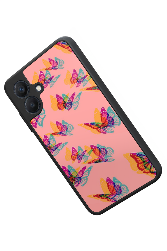 Samsung Galaxy A07 Uyumlu Kelebek Tasarımlı Glossy Premium Kılıf