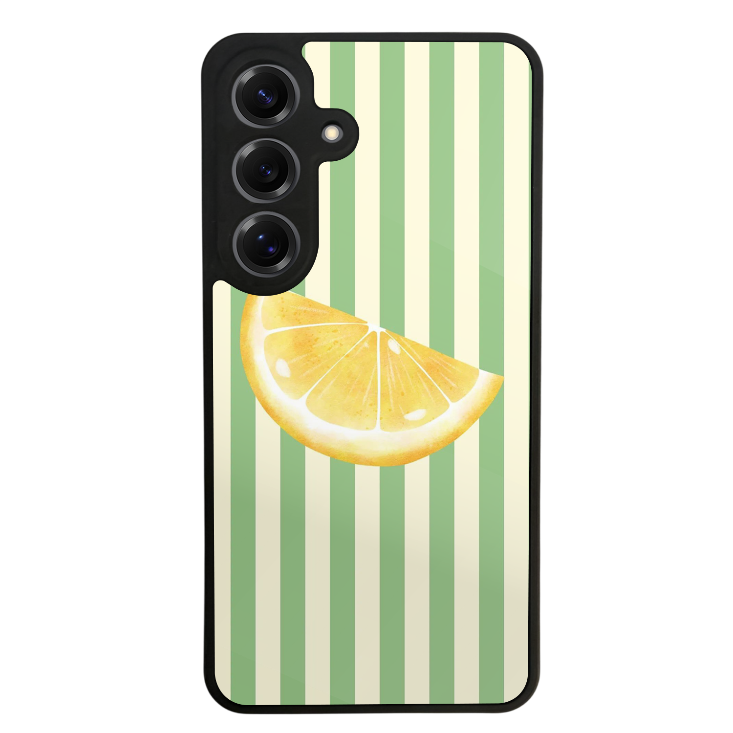 Samsung Galaxy S25 Uyumlu Limon Tasarımlı Glossy Premium Kılıf