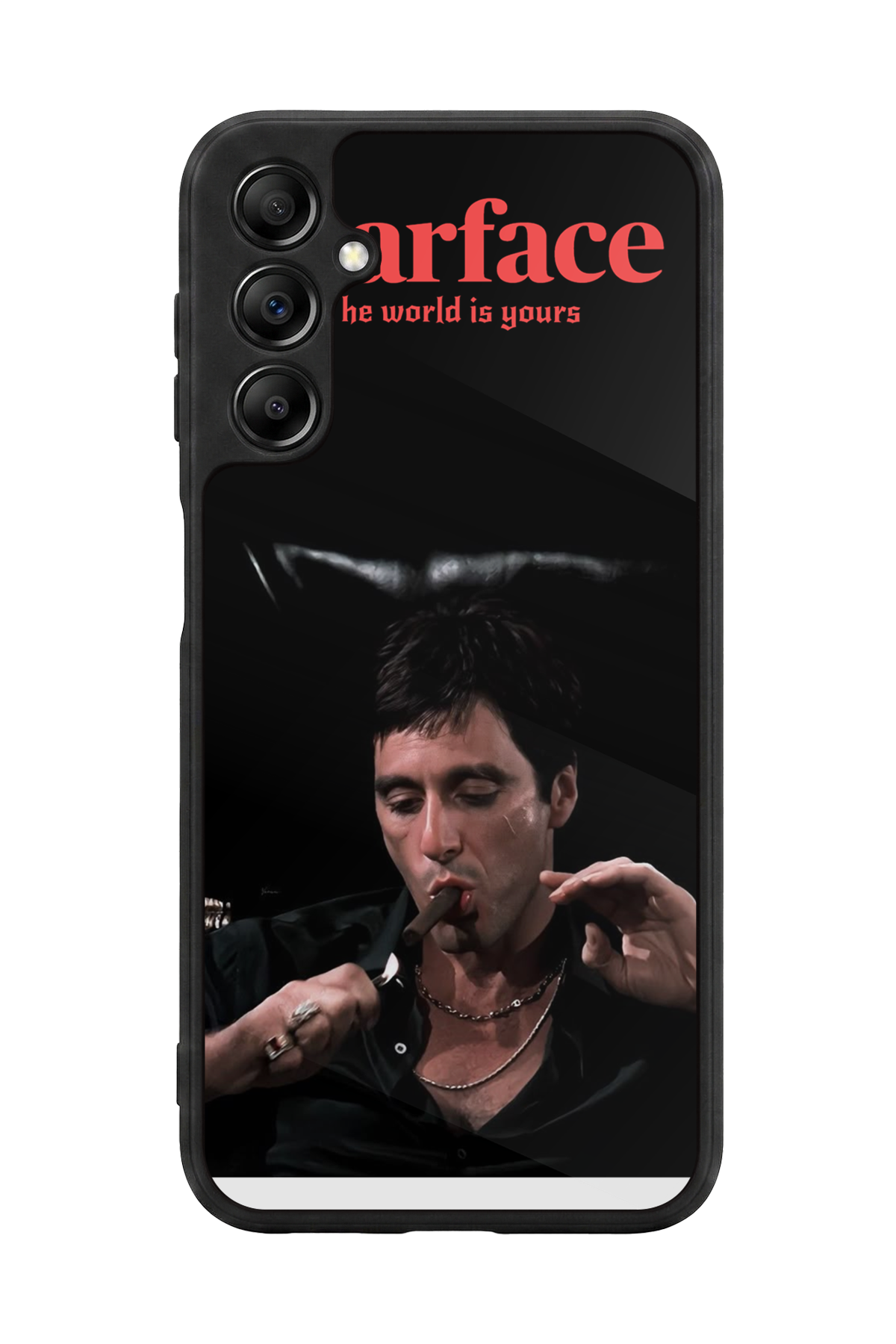 Samsung Galaxy A14 Uyumlu Scarface Tasarımlı Glossy Premium Kılıf