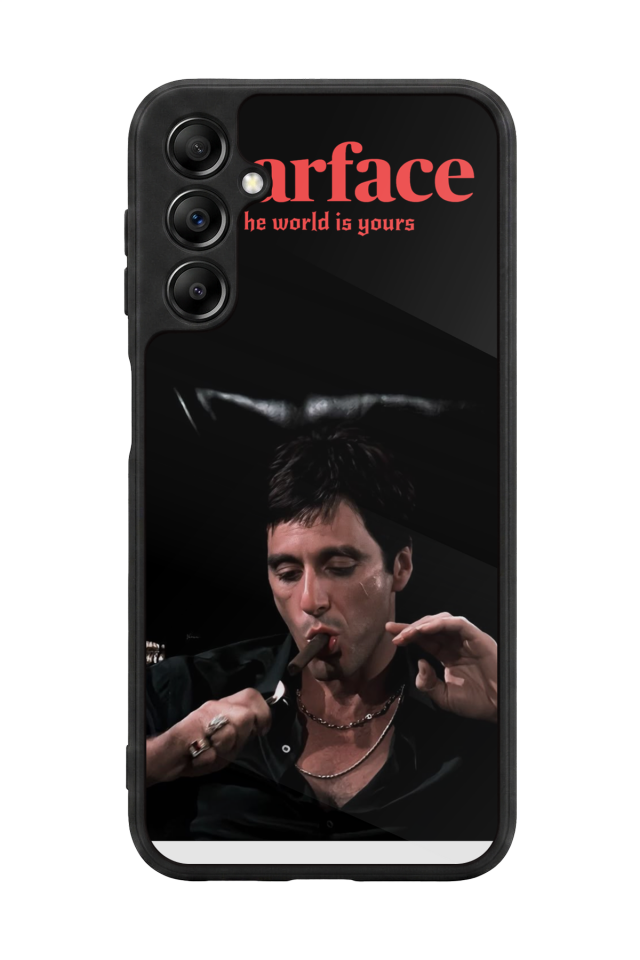 Samsung Galaxy A14 Uyumlu Scarface Tasarımlı Glossy Premium Kılıf