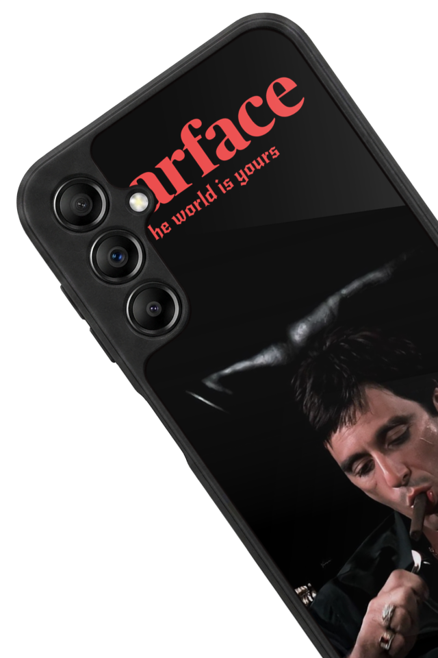 Samsung Galaxy A14 Uyumlu Scarface Tasarımlı Glossy Premium Kılıf