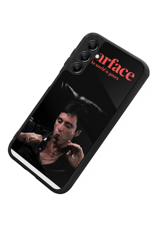 Samsung Galaxy A14 Uyumlu Scarface Tasarımlı Glossy Premium Kılıf