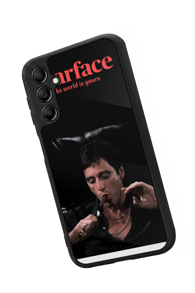 Samsung Galaxy A14 Uyumlu Scarface Tasarımlı Glossy Premium Kılıf