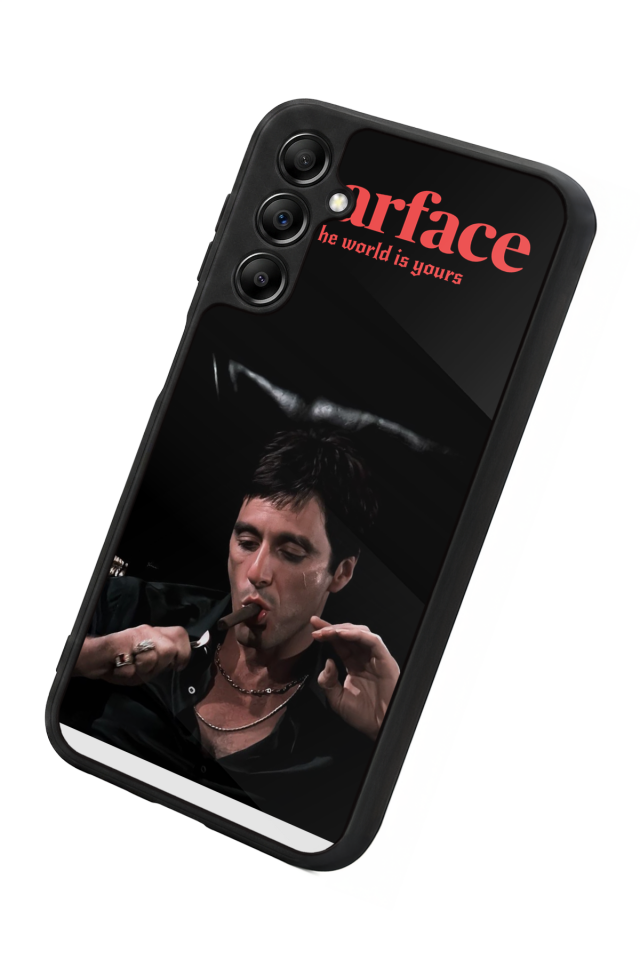 Samsung Galaxy A14 Uyumlu Scarface Tasarımlı Glossy Premium Kılıf