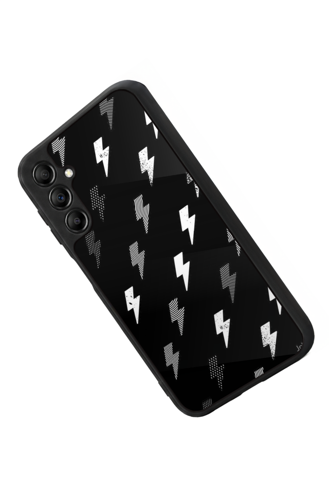 Samsung Galaxy A14 Uyumlu Simsek Tasarımlı Glossy Premium Kılıf