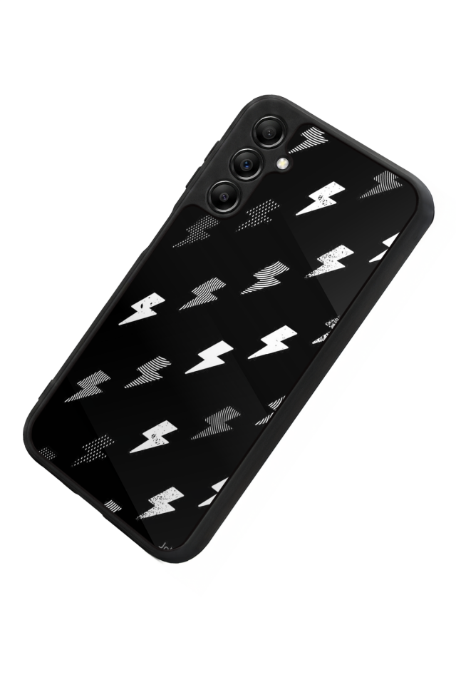 Samsung Galaxy A14 Uyumlu Simsek Tasarımlı Glossy Premium Kılıf