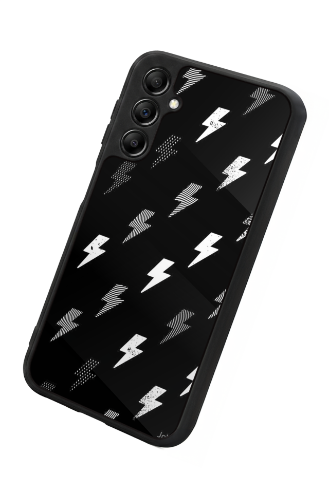 Samsung Galaxy A14 Uyumlu Simsek Tasarımlı Glossy Premium Kılıf