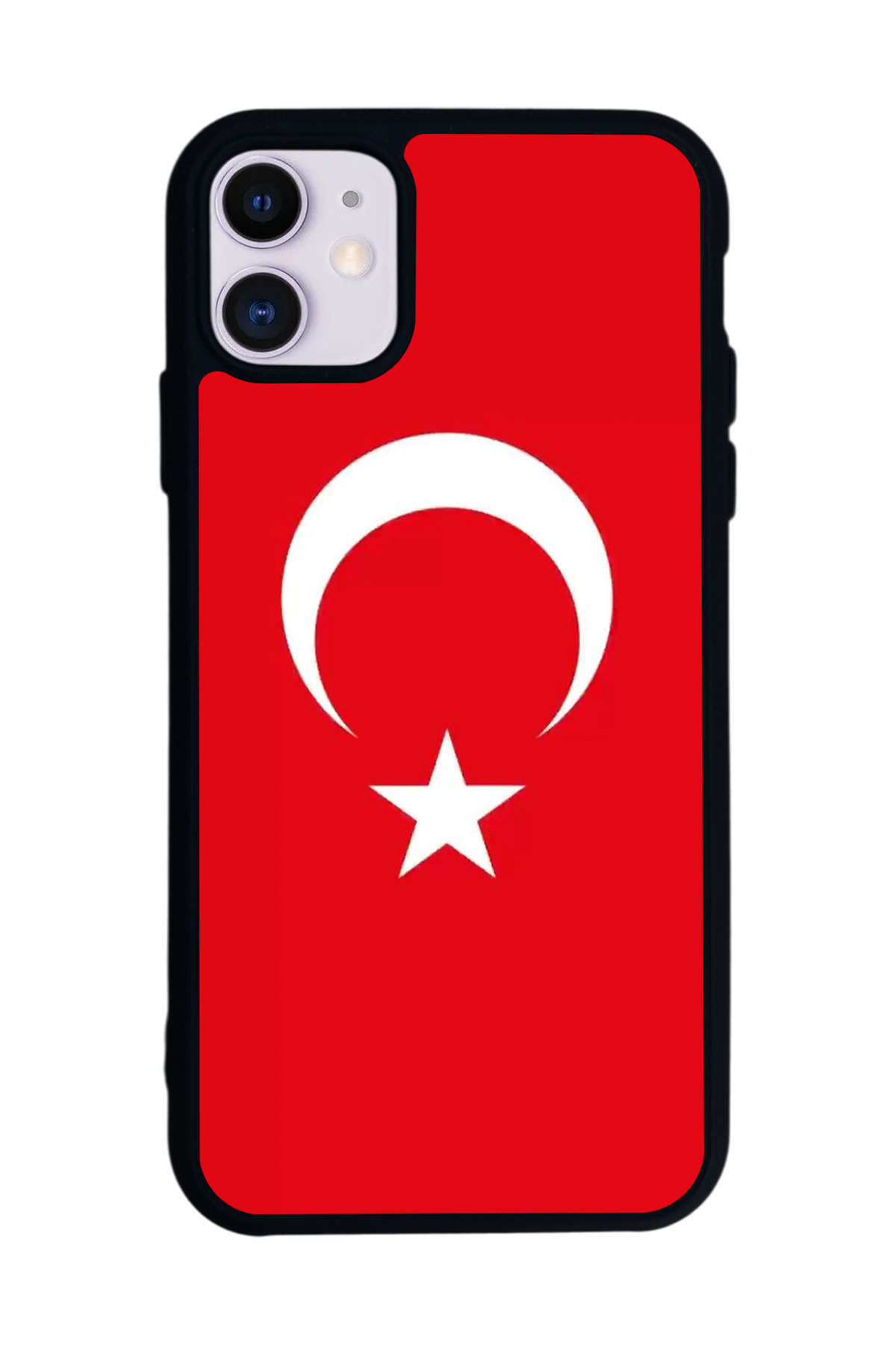 iPhone 11 Uyumlu Türk Bayragi Tasarımlı Glossy Premium Kılıf
