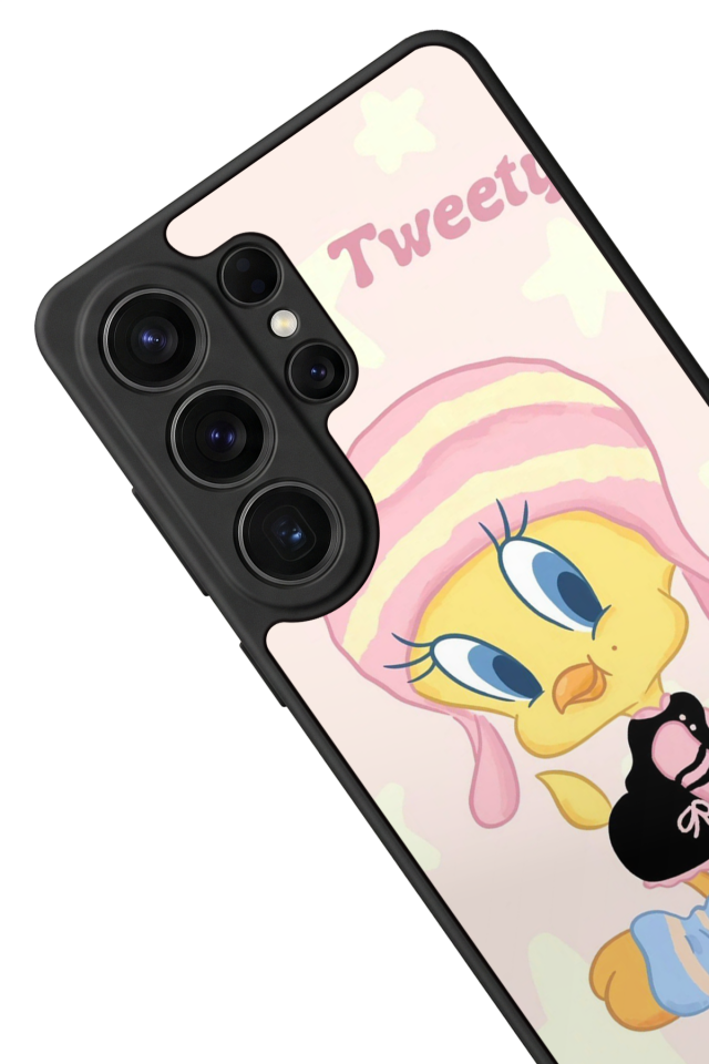 Samsung Galaxy S26 Ultra Uyumlu Tweety Tasarımlı Glossy Premium Kılıf