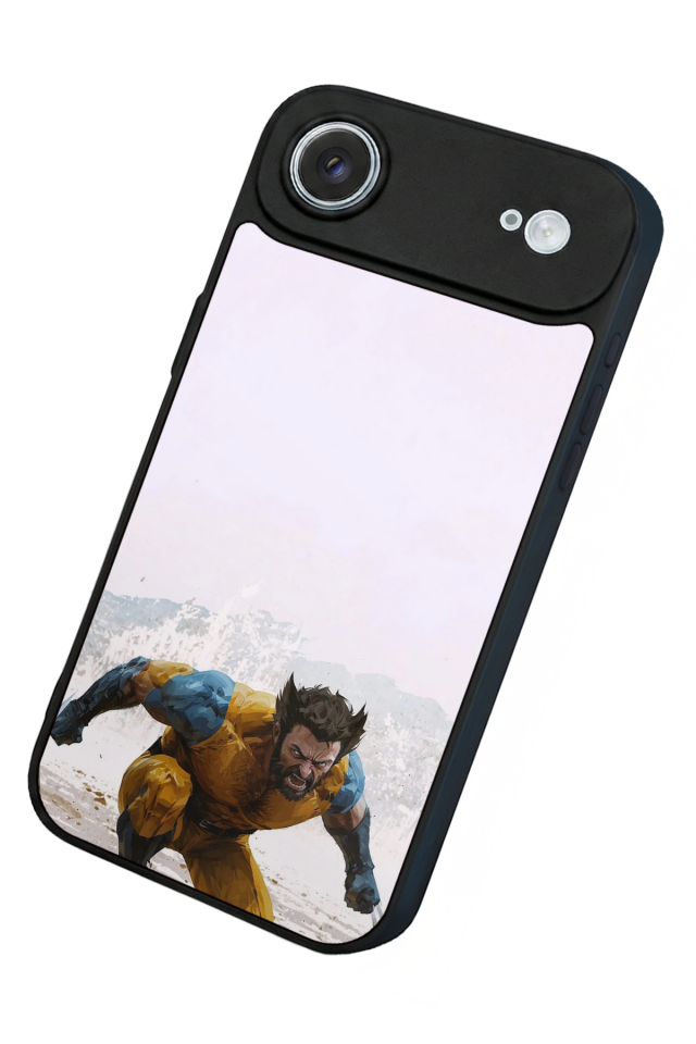 iPhone 17 Air Uyumlu Wolverine Tasarımlı Glossy Premium Kılıf