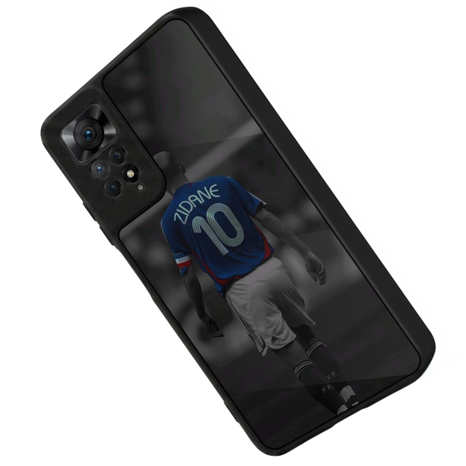 Xiaomi Redmi Note 11 Pro Uyumlu Zidane Tasarımlı Glossy Premium Kılıf
