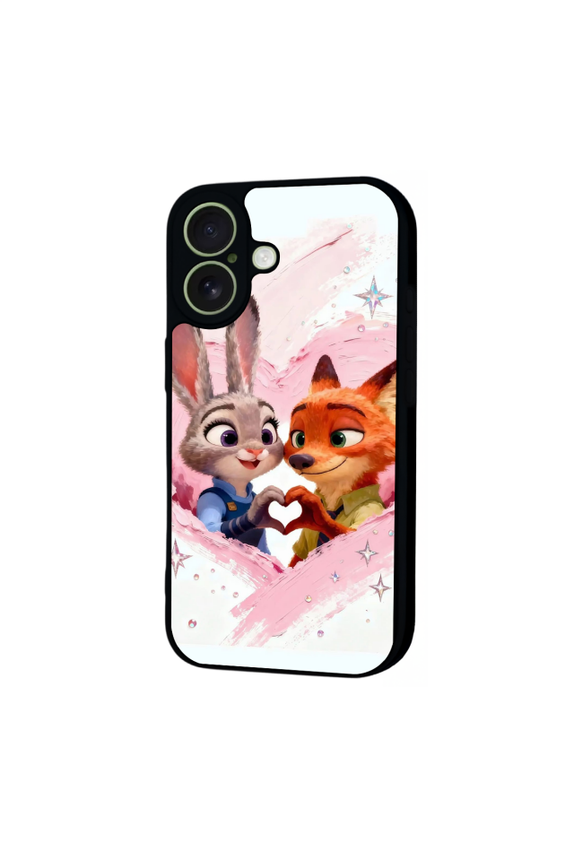 iPhone 17 Uyumlu Zootropolis Tasarımlı Glossy Premium Kılıf
