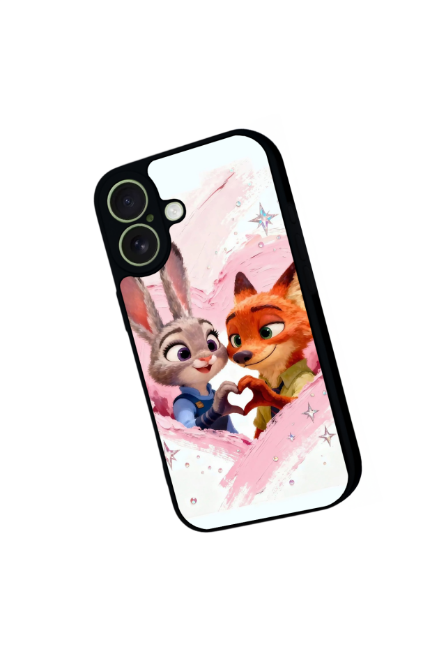 iPhone 17 Uyumlu Zootropolis Tasarımlı Glossy Premium Kılıf