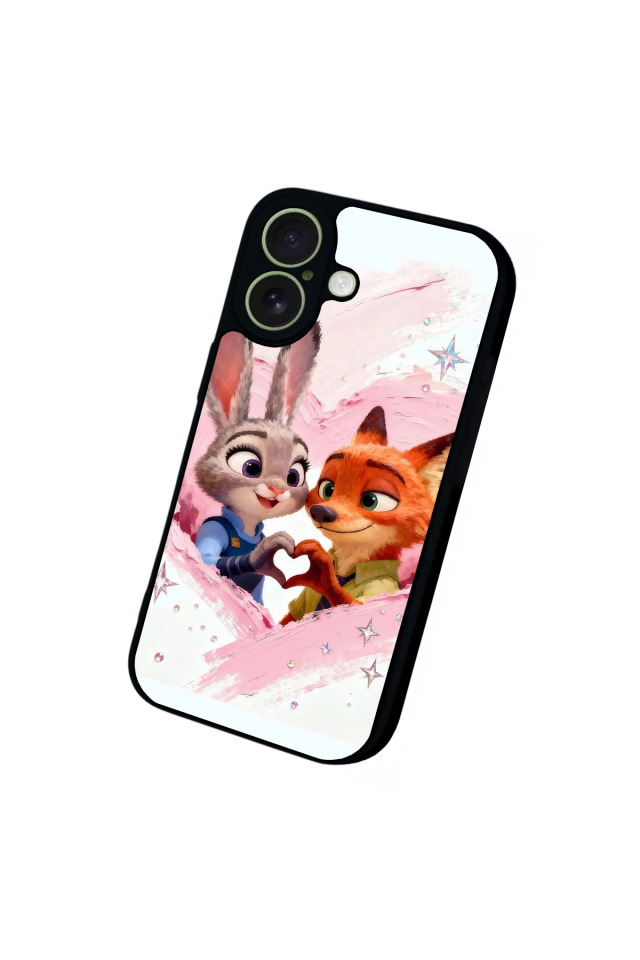 iPhone 17 Uyumlu Zootropolis Tasarımlı Glossy Premium Kılıf