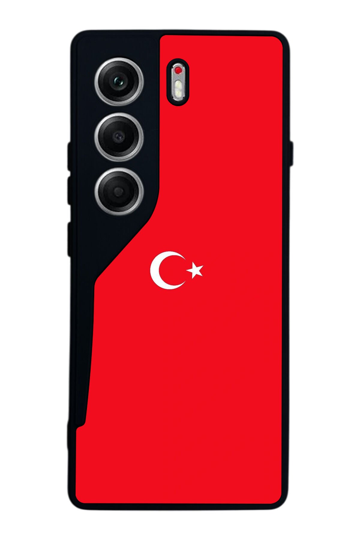 Tecno Camon 40 Uyumlu Türk Bayragi Tasarımlı Glossy Premium Kılıf
