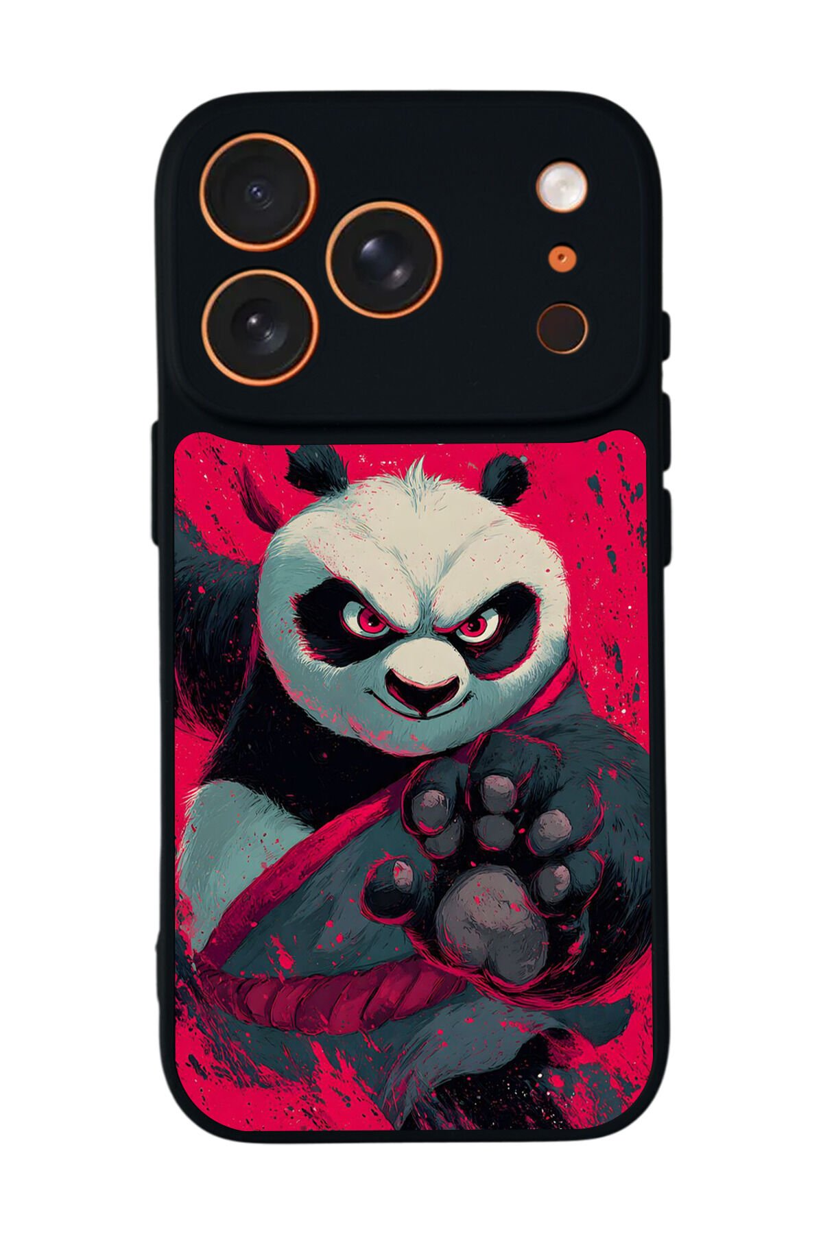 iPhone 17 Pro Uyumlu Kung Fu Panda Tasarımlı Glossy Premium Kılıf