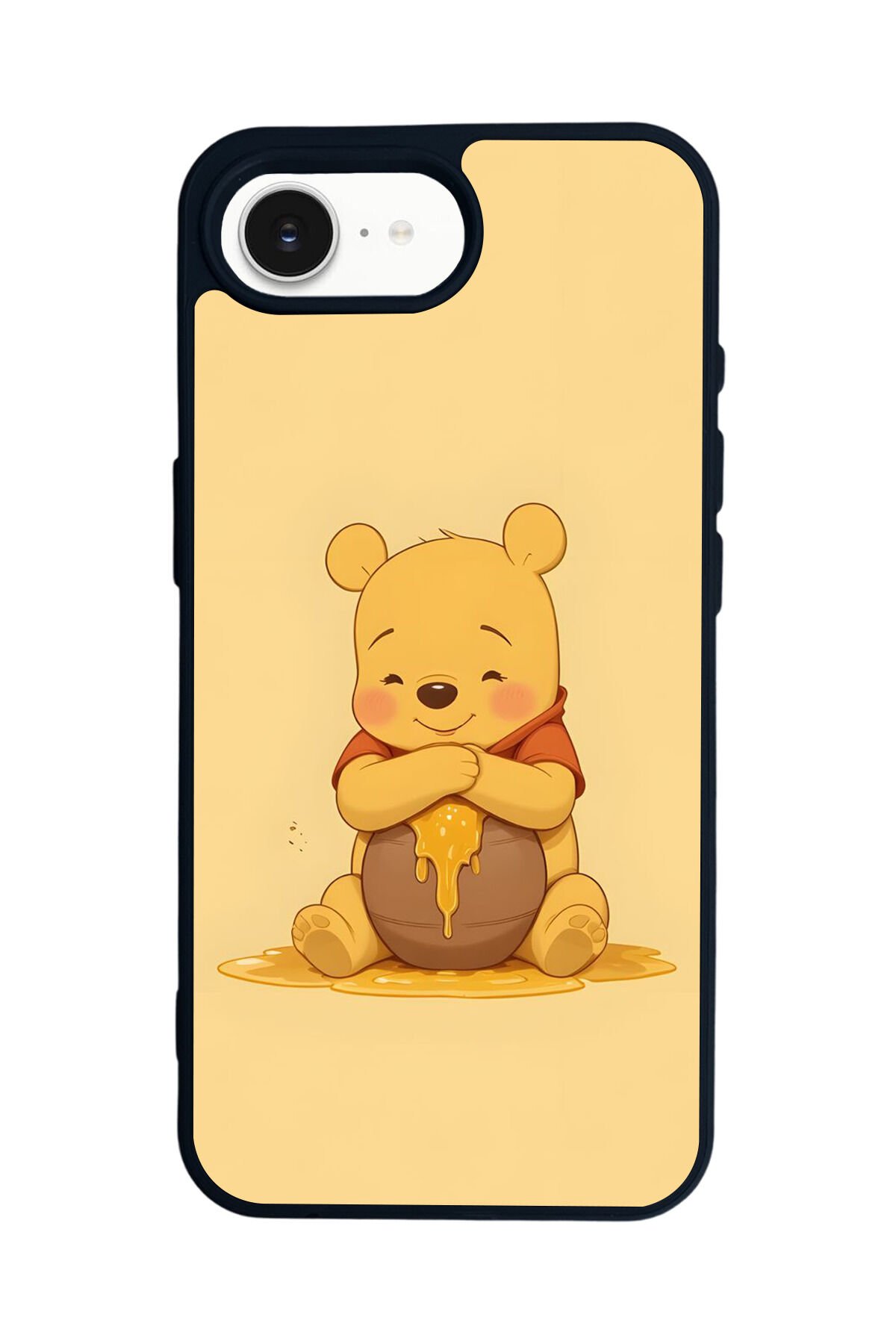 iPhone 16E Uyumlu Winnie Tasarımlı Glossy Premium Kılıf
