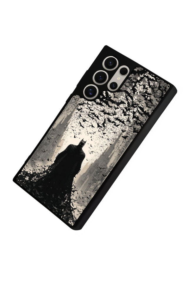 Samsung Galaxy S22 Ultra Uyumlu Batman Tasarımlı Glossy Premium Kılıf