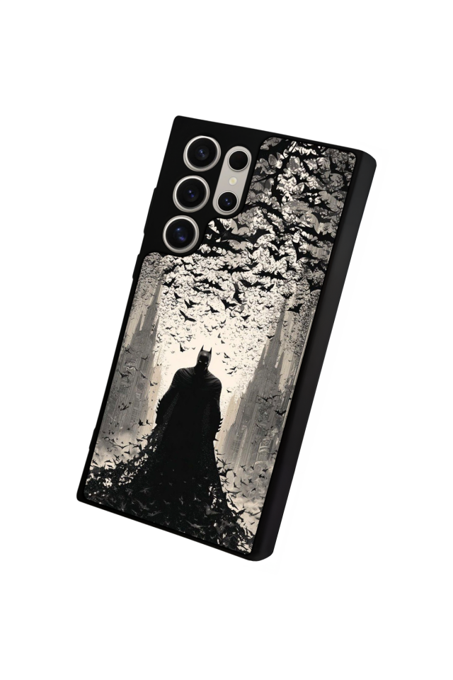 Samsung Galaxy S22 Ultra Uyumlu Batman Tasarımlı Glossy Premium Kılıf