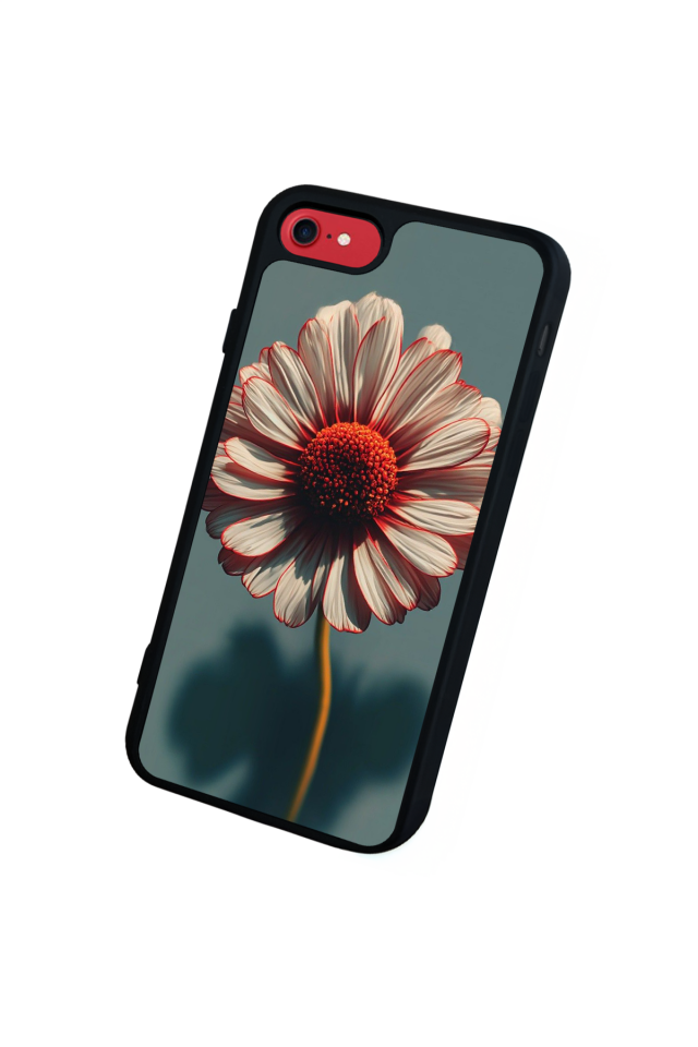 iPhone SE Uyumlu Cicek Tasarımlı Glossy Premium Kılıf