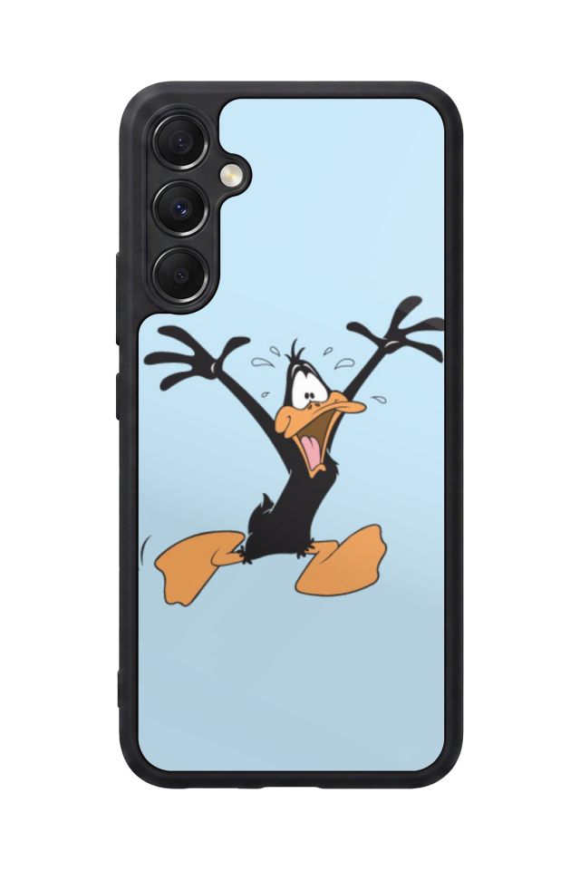 Samsung Galaxy M34 Uyumlu Daffy duck Tasarımlı Glossy Premium Kılıf