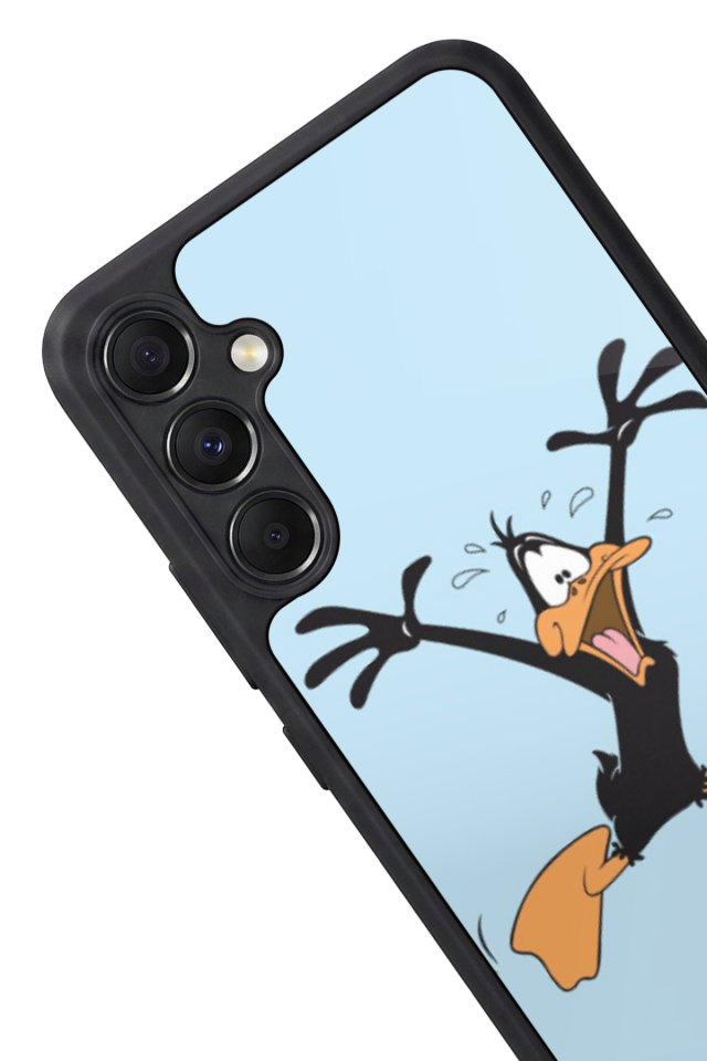 Samsung Galaxy M34 Uyumlu Daffy duck Tasarımlı Glossy Premium Kılıf