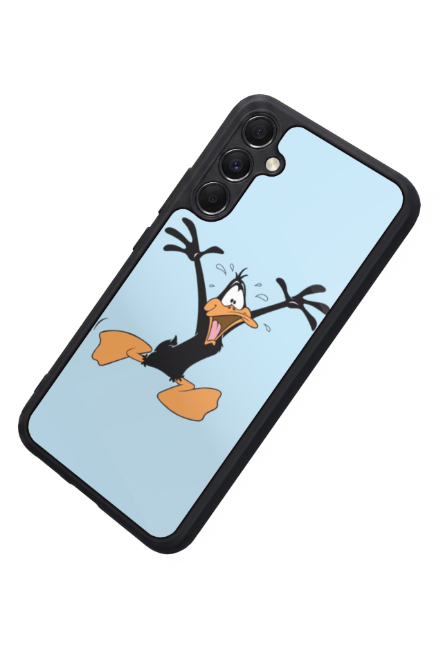 Samsung Galaxy M34 Uyumlu Daffy duck Tasarımlı Glossy Premium Kılıf