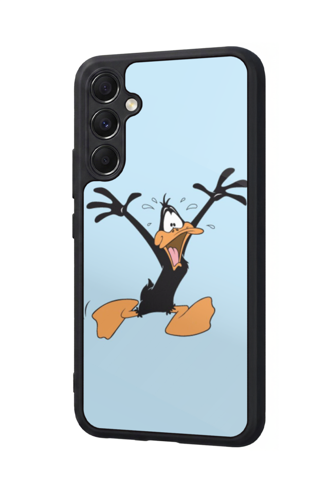 Samsung Galaxy M34 Uyumlu Daffy duck Tasarımlı Glossy Premium Kılıf