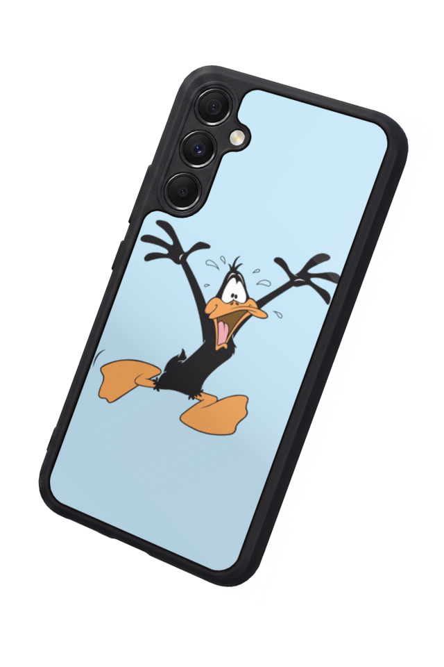 Samsung Galaxy M34 Uyumlu Daffy duck Tasarımlı Glossy Premium Kılıf