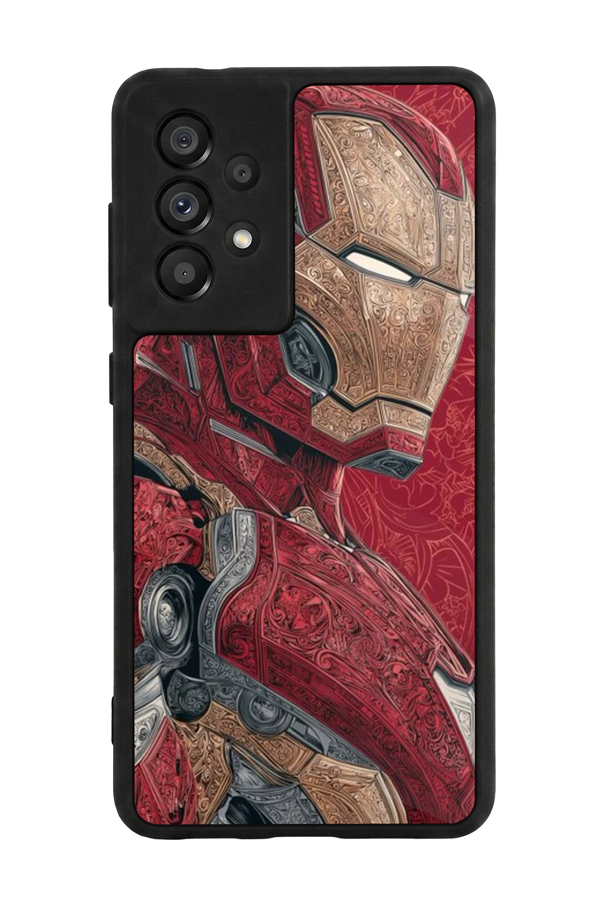Samsung Galaxy A73 Uyumlu  Iron Man ( Demir Adam ) Tasarımlı Glossy Premium Kılıf