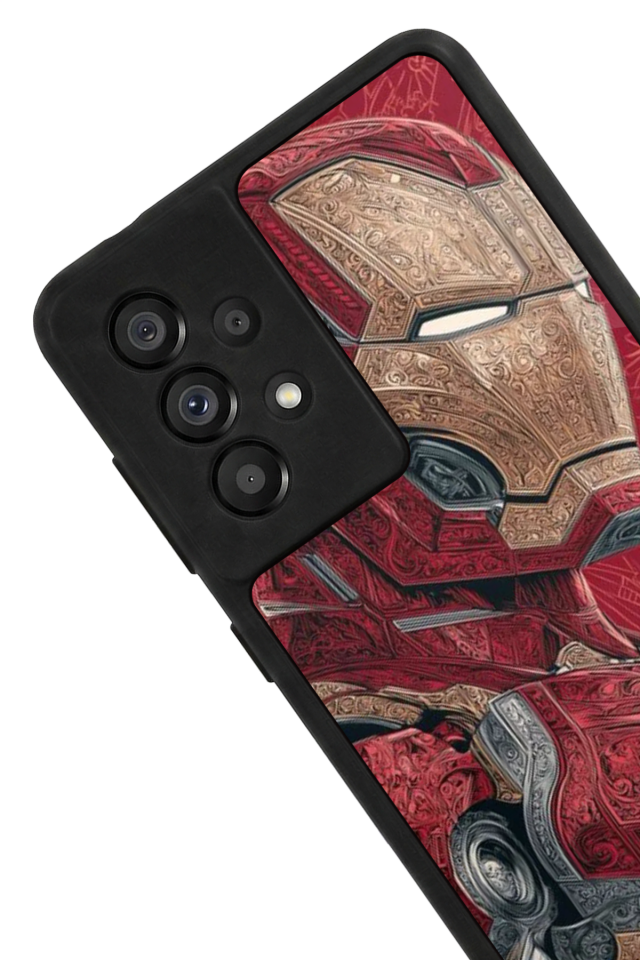 Samsung Galaxy A73 Uyumlu  Iron Man ( Demir Adam ) Tasarımlı Glossy Premium Kılıf